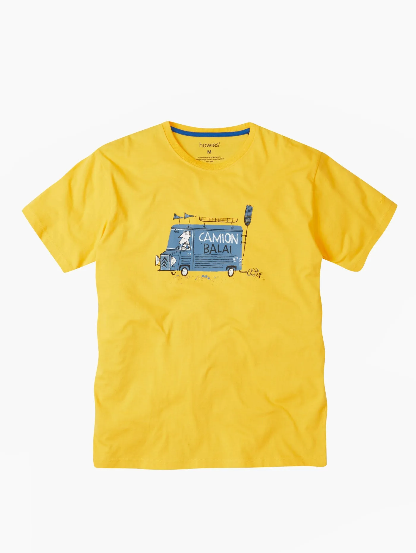 Men's Broom Wagon Printed Organic T-shirt