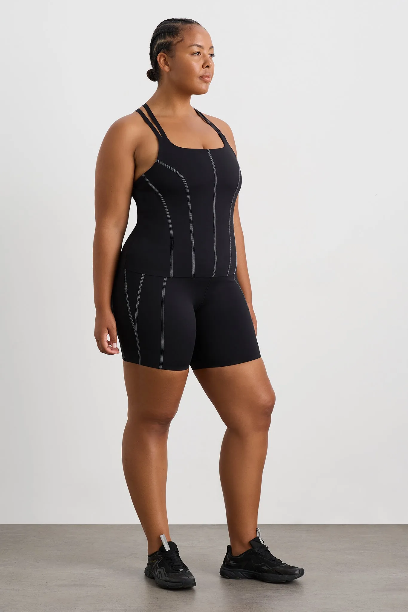 Mid Length Panel Shorts 615