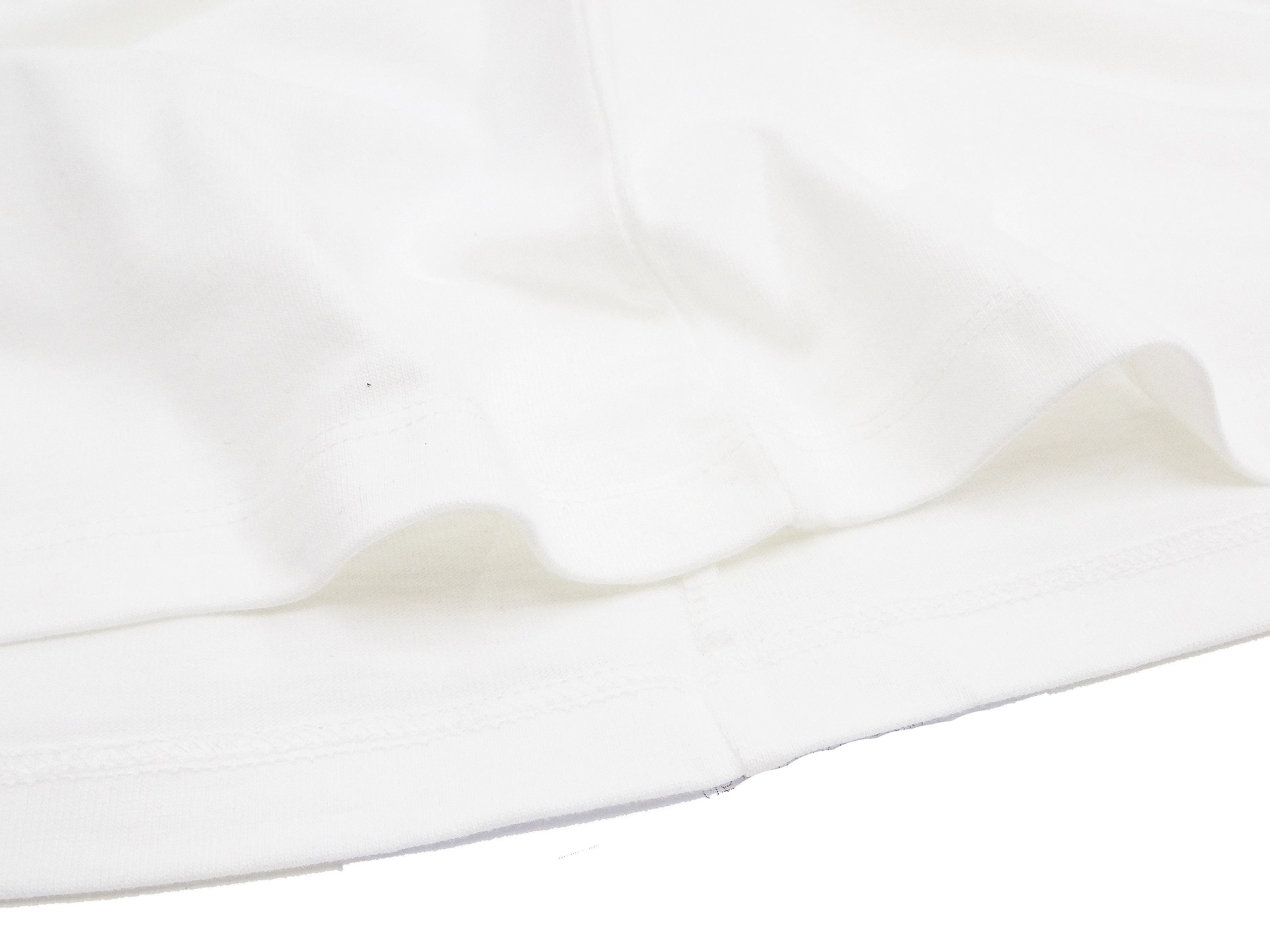 Momotaro Jeans T-shirt Men's Casual Short Sleeve Tee Shirt with GTB Stripes on Left Arm MZTS0002 White
