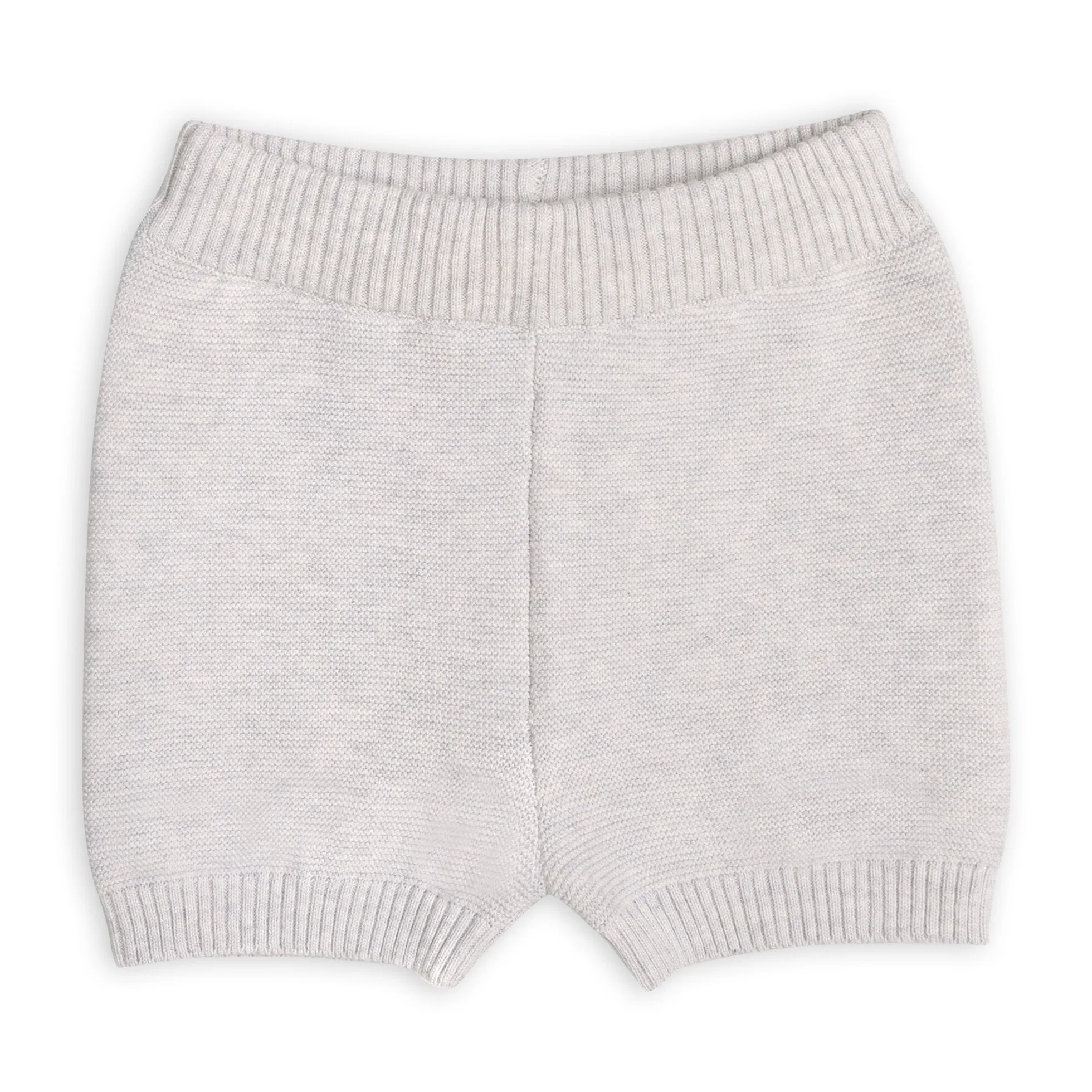 Organic Cotton Tennis Collar & Stripe Knit Top & Shorts Set