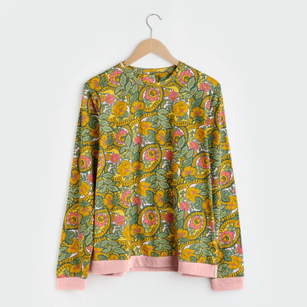 Paisley Long Sleeve Jogger PJ Set