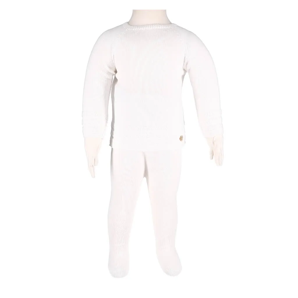 Paz Rodriguez Knit Pant Set Regalo V23