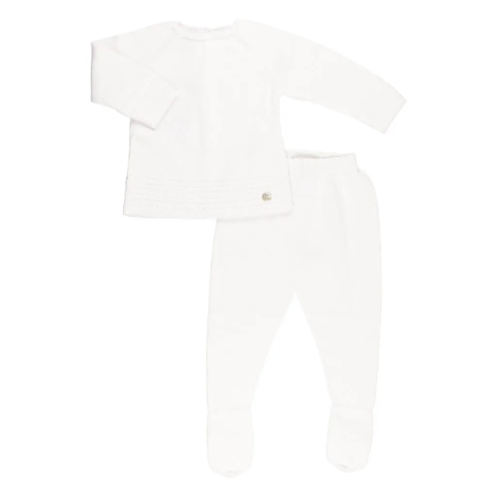Paz Rodriguez Knit Pant Set Regalo V23