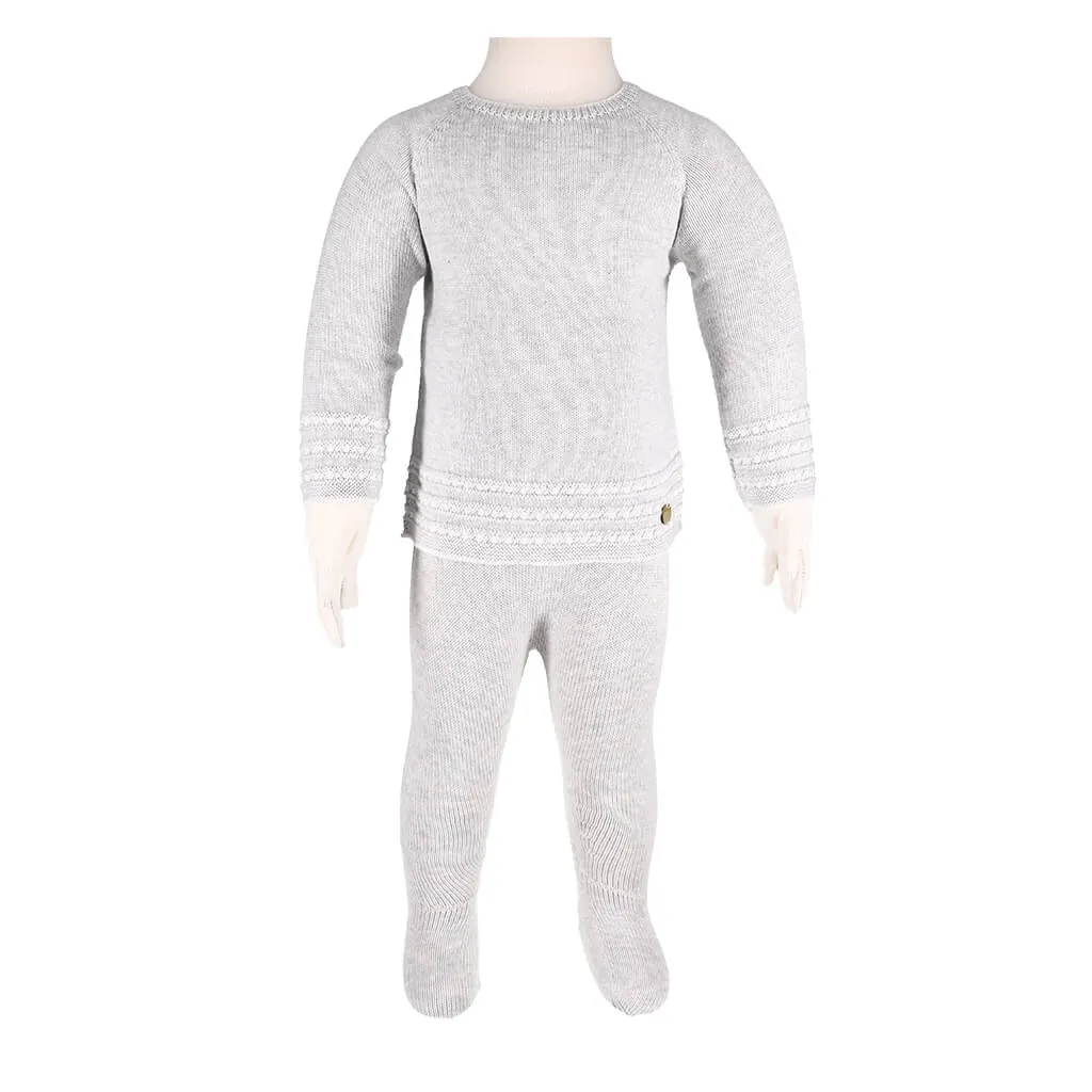 Paz Rodriguez Knit Pant Set Regalo V23
