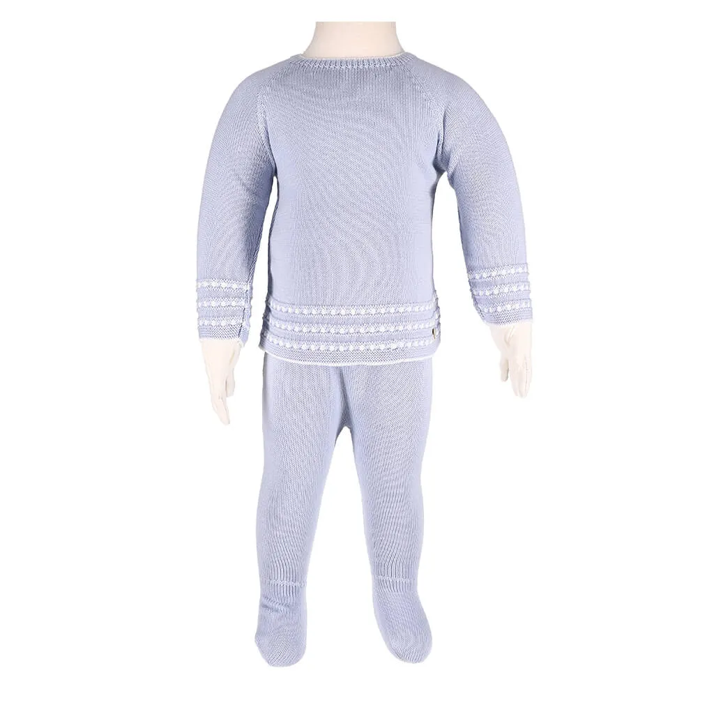 Paz Rodriguez Knit Pant Set Regalo V23