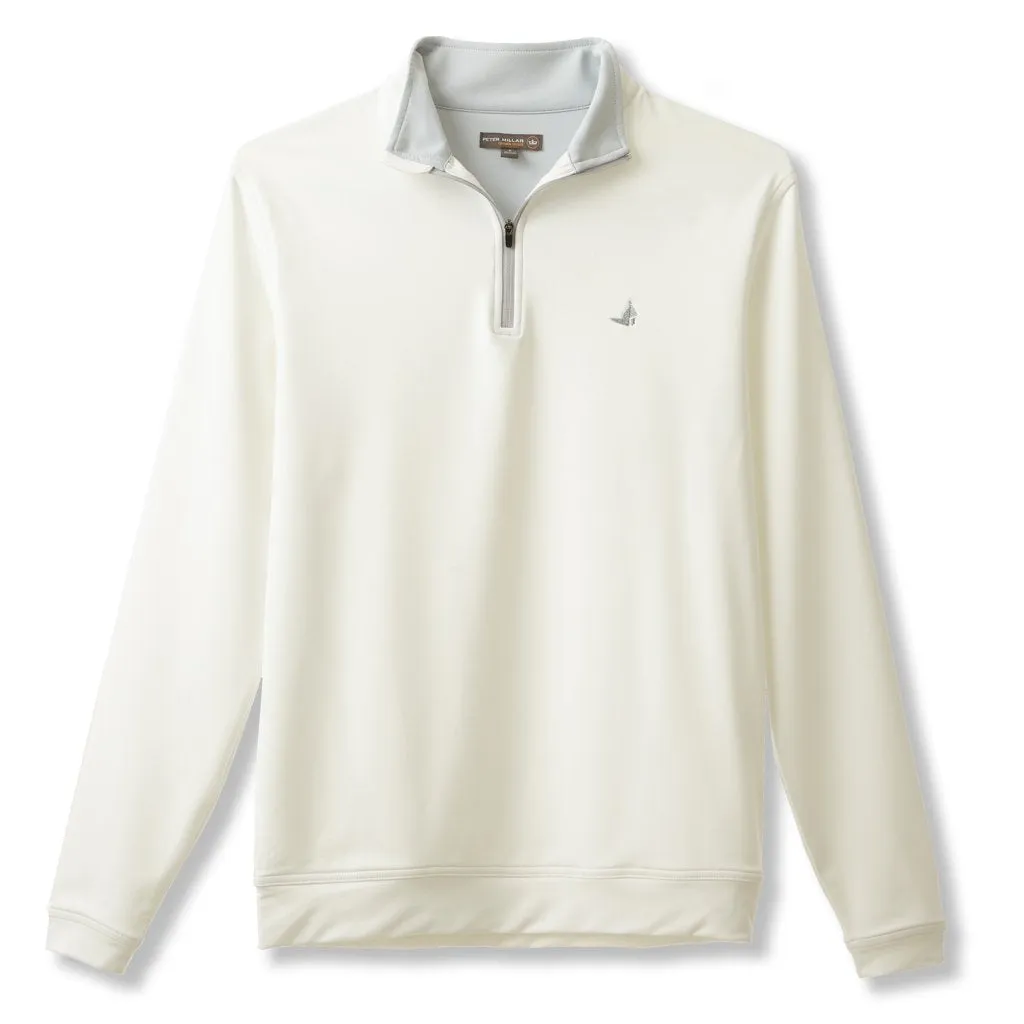 Peter Millar Mens Perth Quarter-Zip Pullover - Stylish Lightweight Sweater for Ultimate Comfort