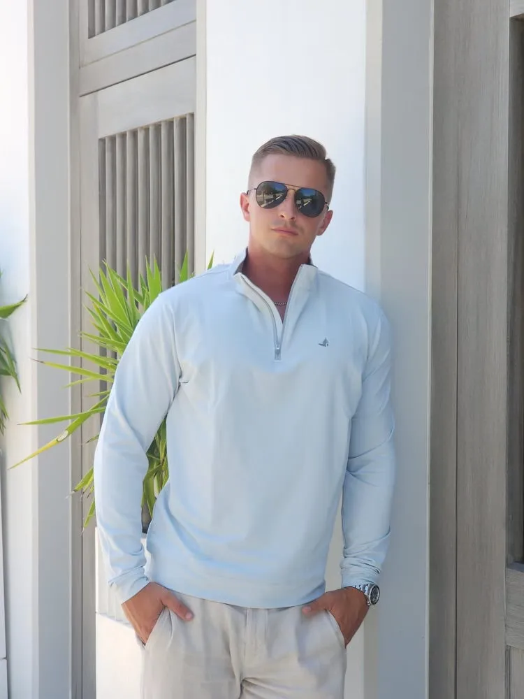 Peter Millar Mens Perth Quarter-Zip Pullover - Stylish Lightweight Sweater for Ultimate Comfort