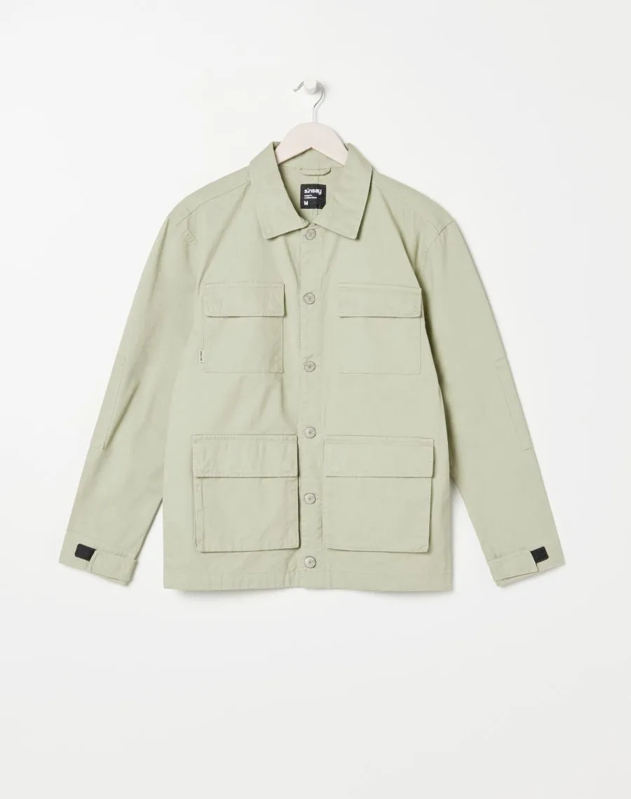 Pocketed denim jacket