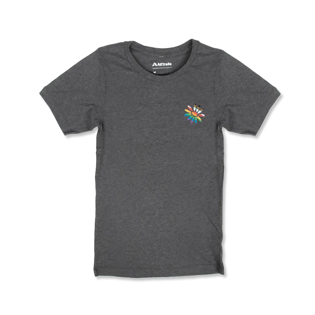 Pride Outside Tee - Heathered Charcoal