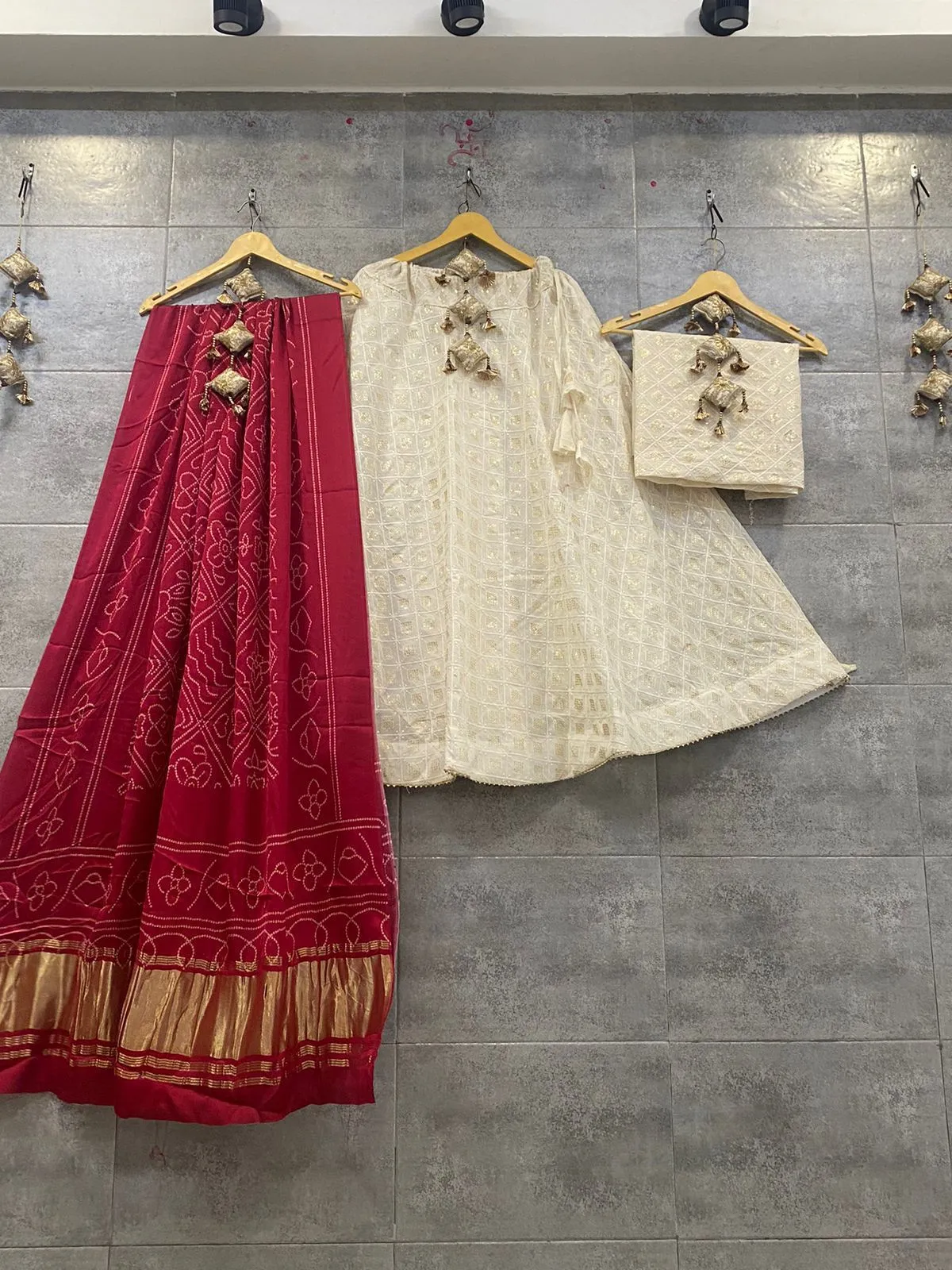 Pure Cotton Lucknowi Work Chaniya Choli