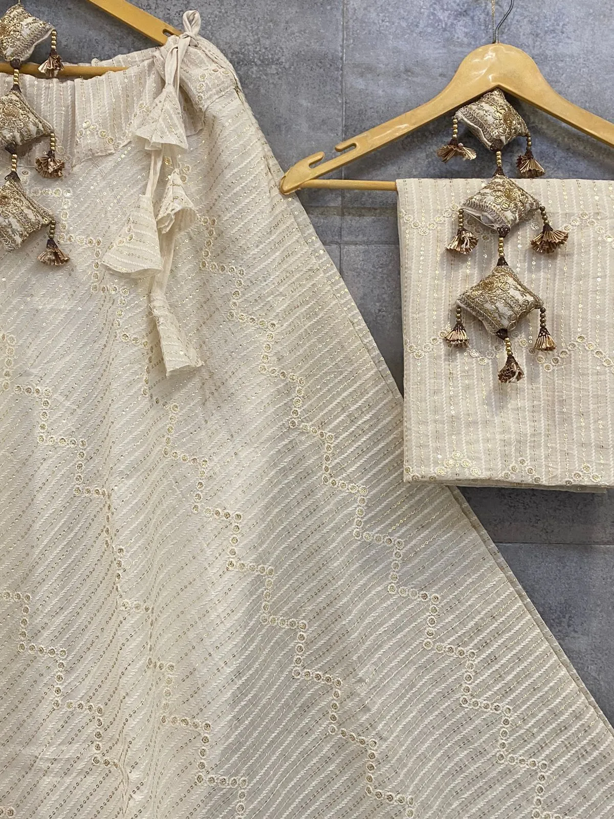 Pure Cotton Lucknowi Work Chaniya Choli