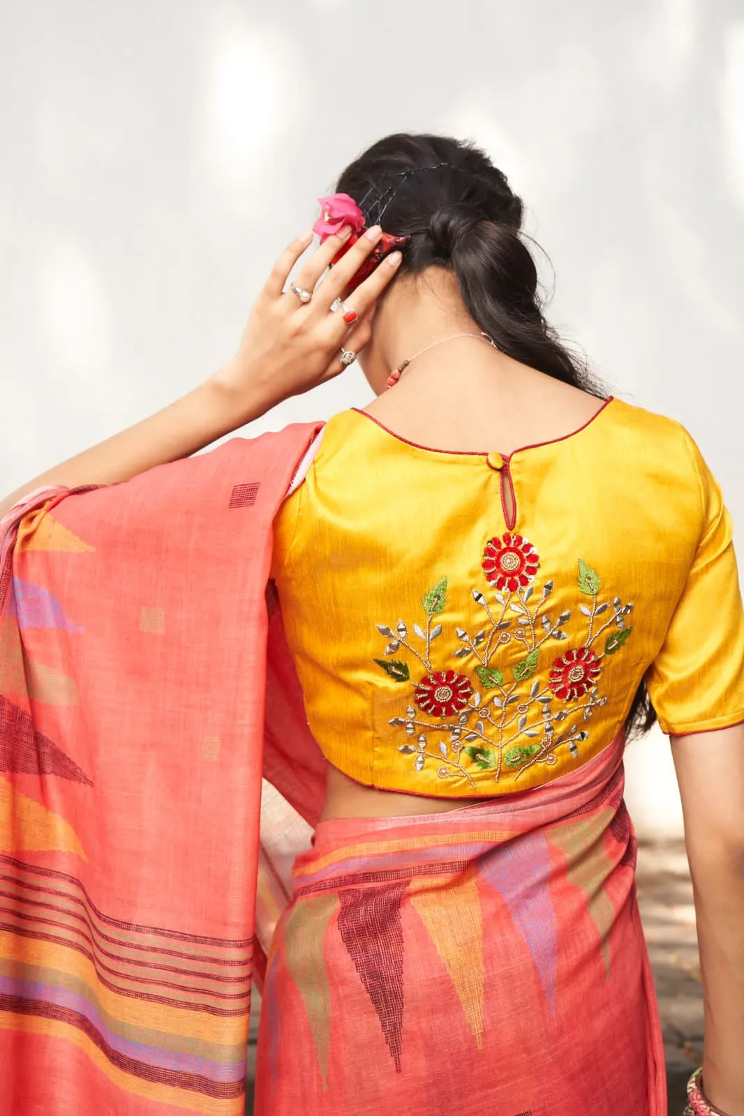 Pure Linen Sarees