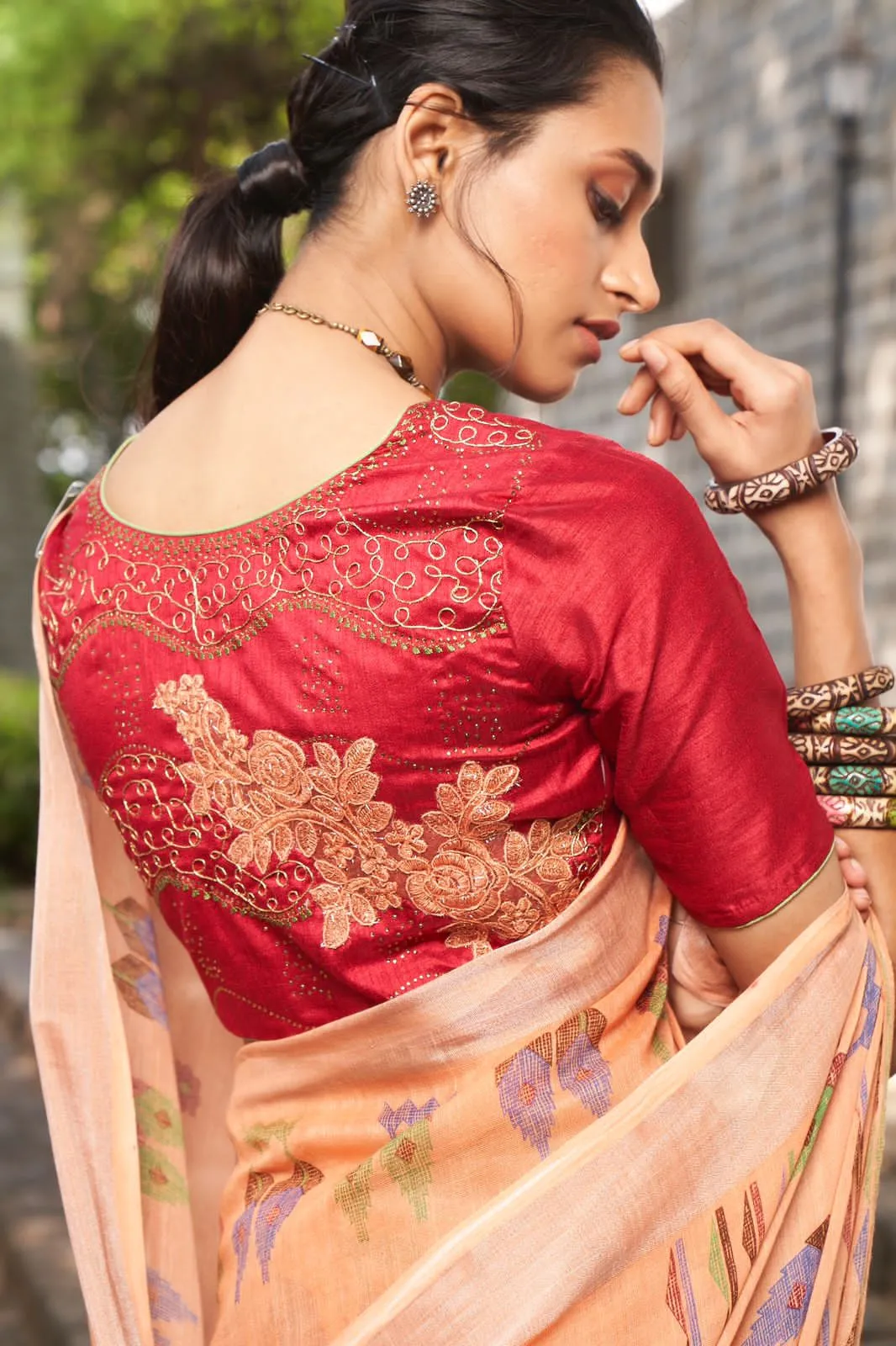 Pure Linen Sarees