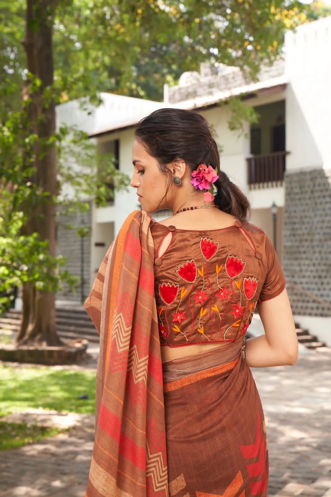 Pure Linen Sarees
