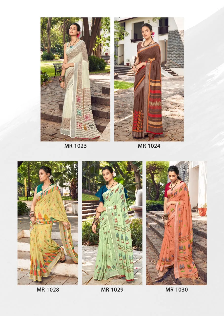 Pure Linen Sarees
