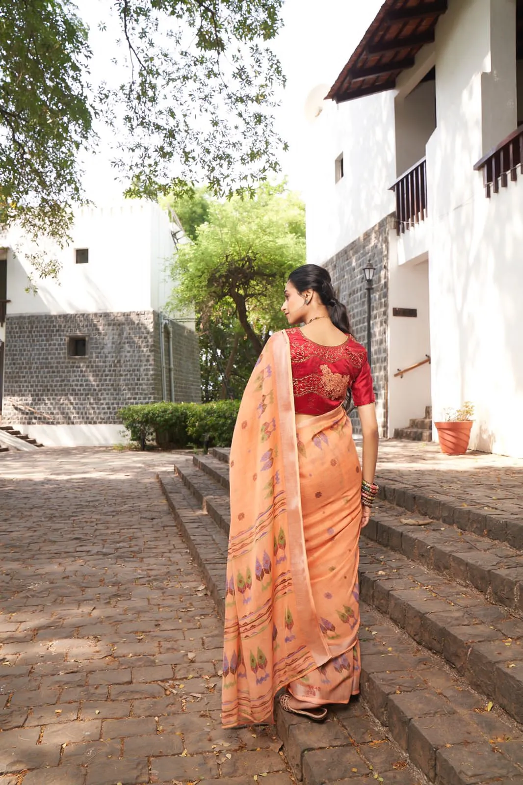 Pure Linen Sarees