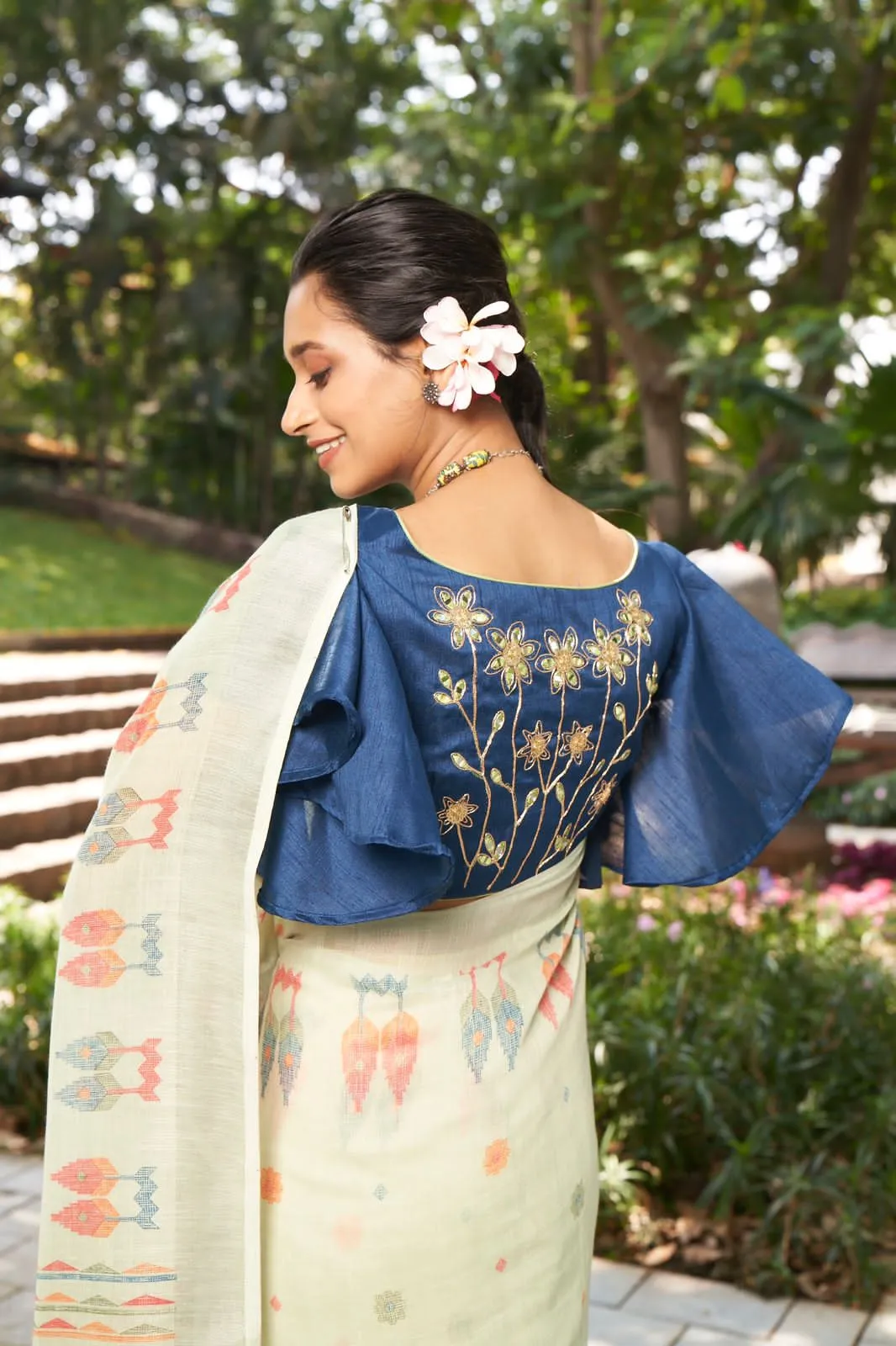 Pure Linen Sarees