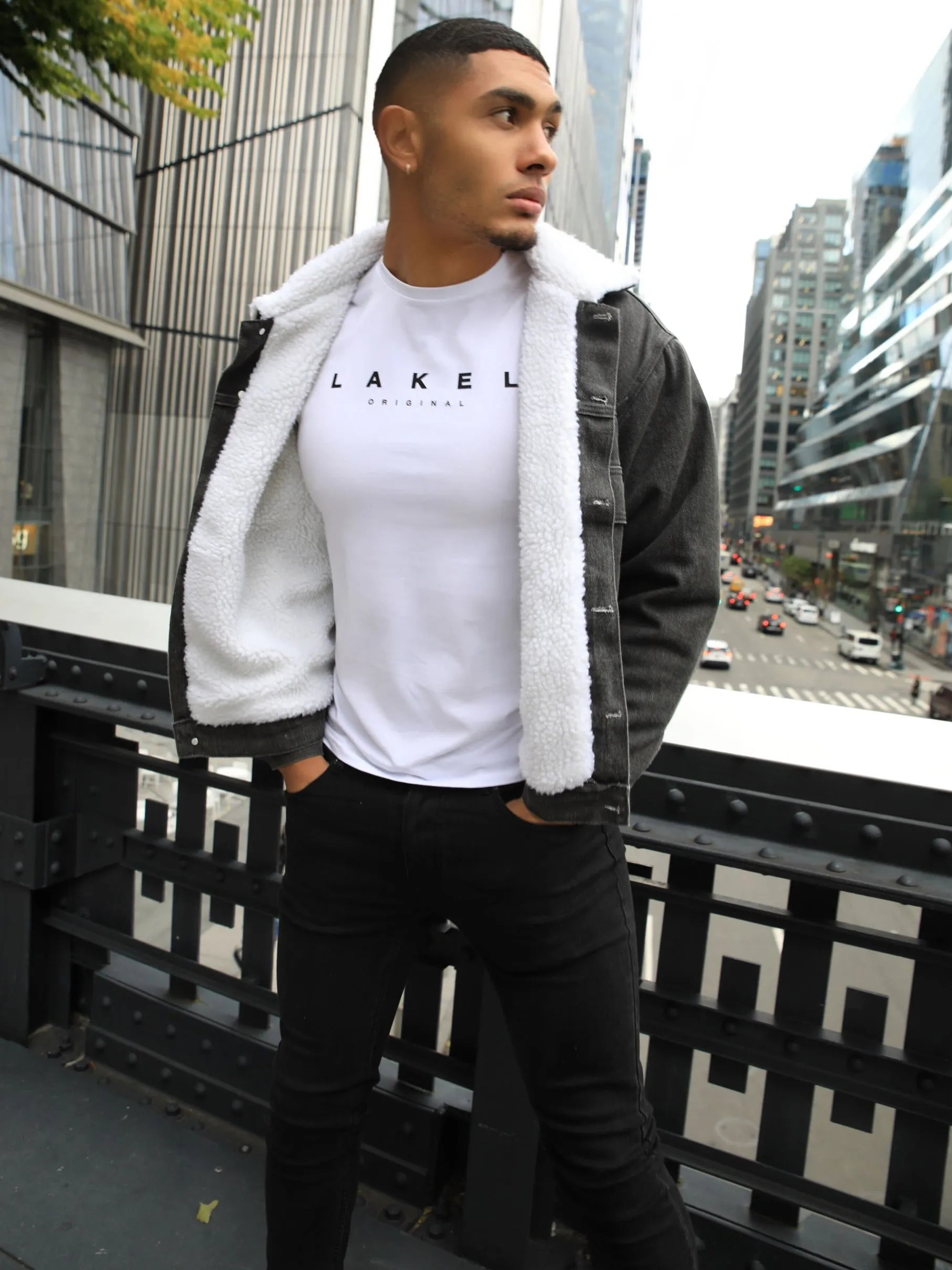 Raleigh Denim Jacket - Grey