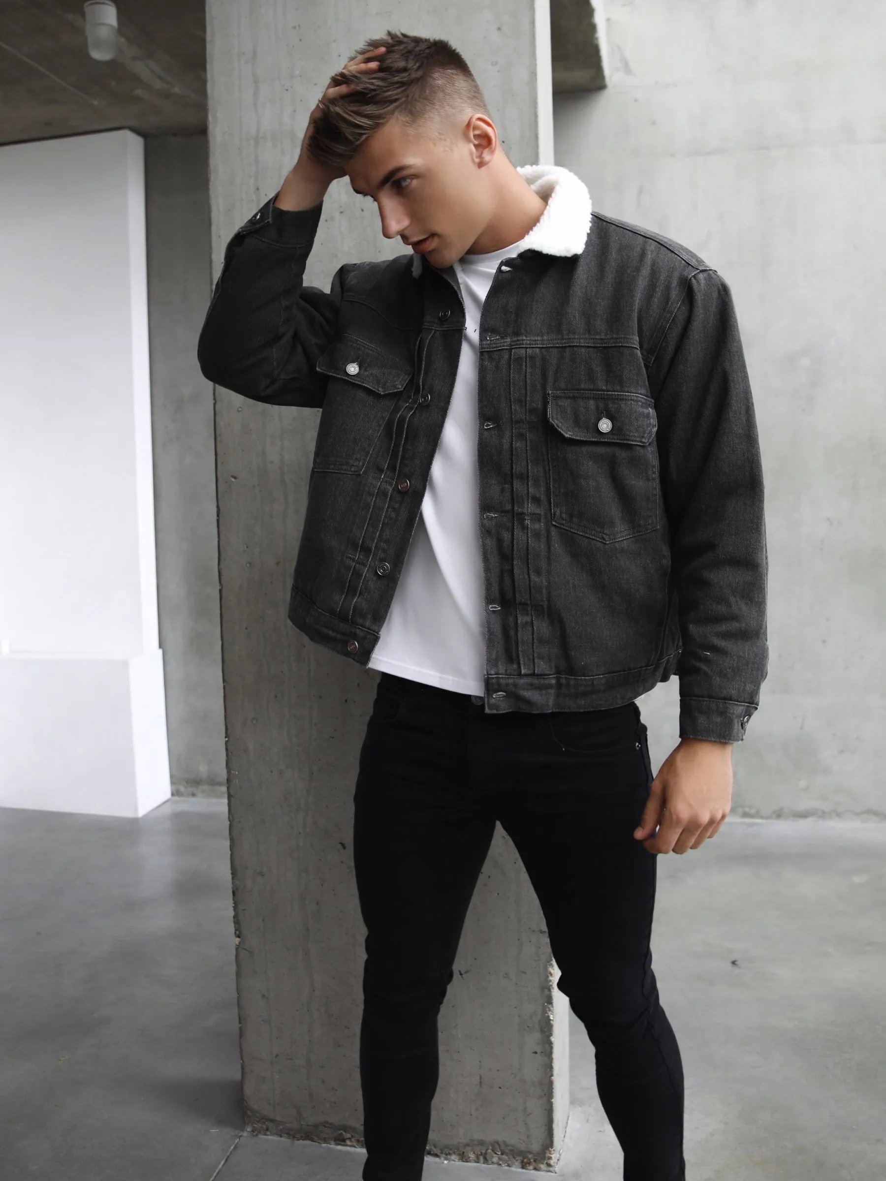 Raleigh Denim Jacket - Grey