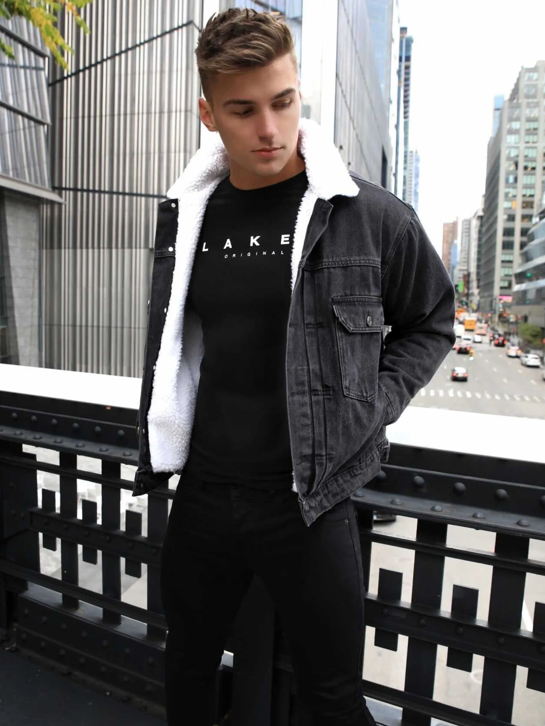 Raleigh Denim Jacket - Grey