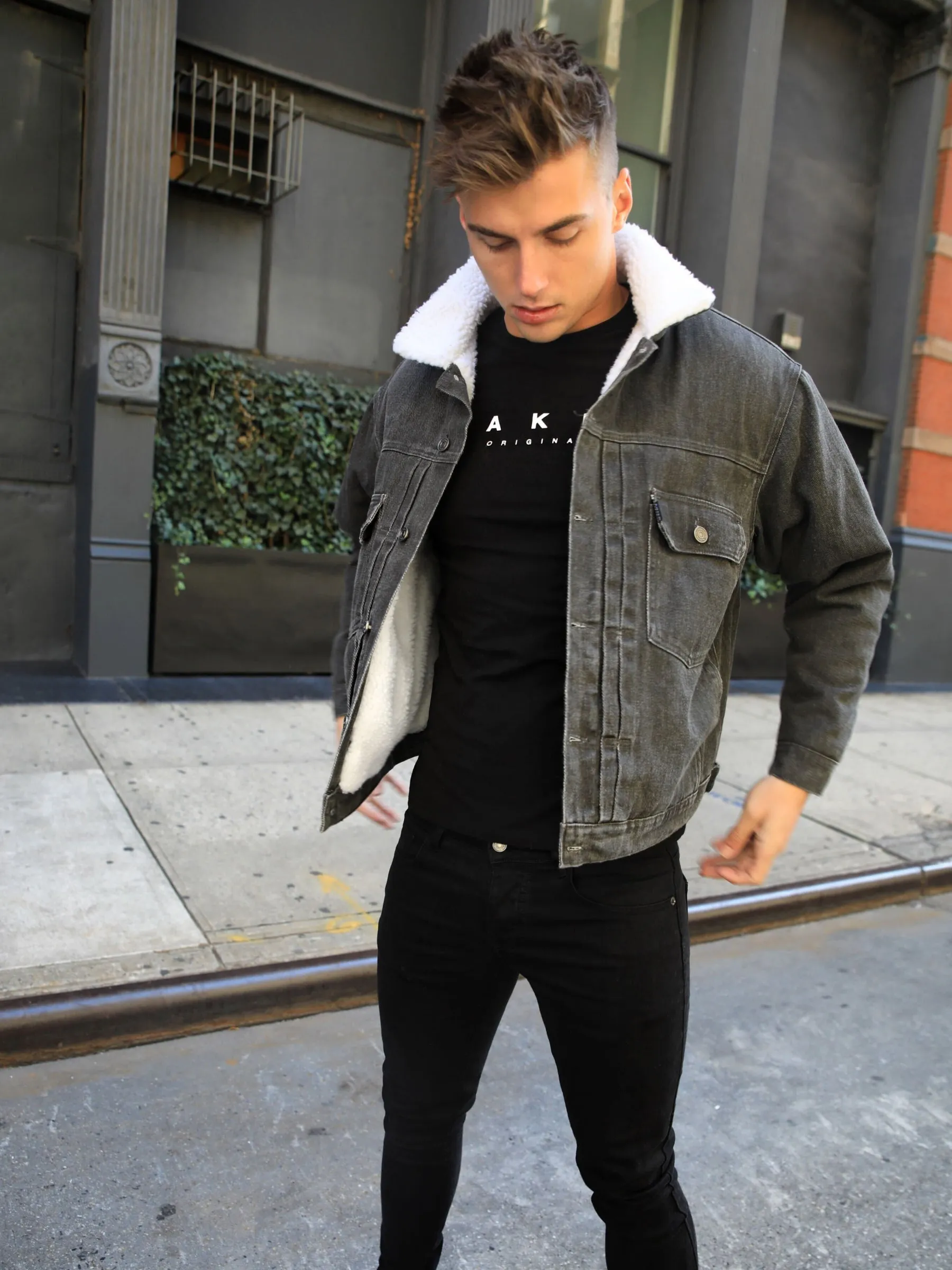 Raleigh Denim Jacket - Grey