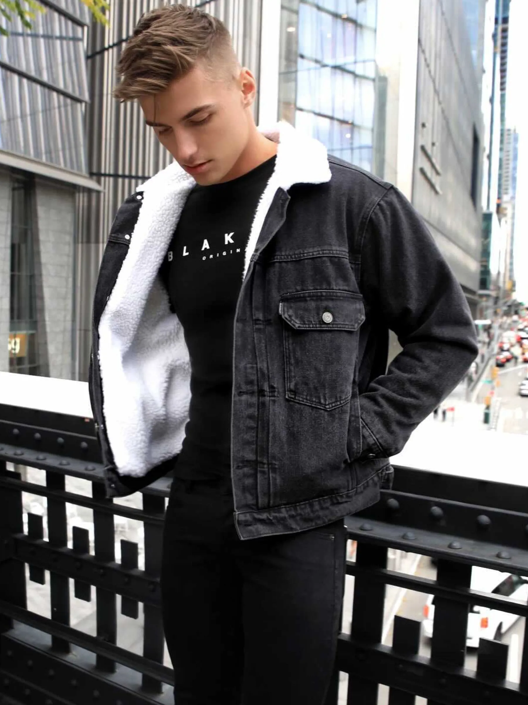 Raleigh Denim Jacket - Grey
