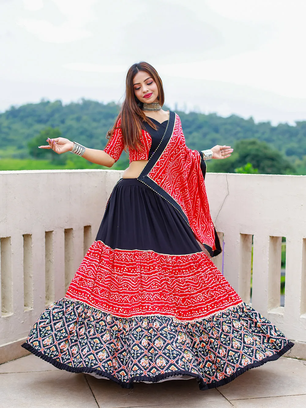 Red Color Chaniya Choli For This 2023 Navratri Season