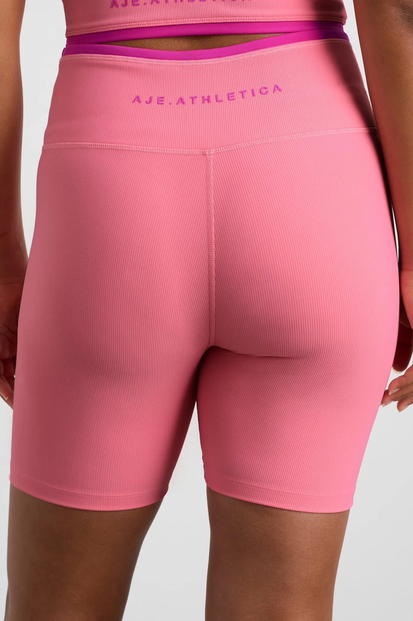 Ribbed Mid Length Bike Short 601