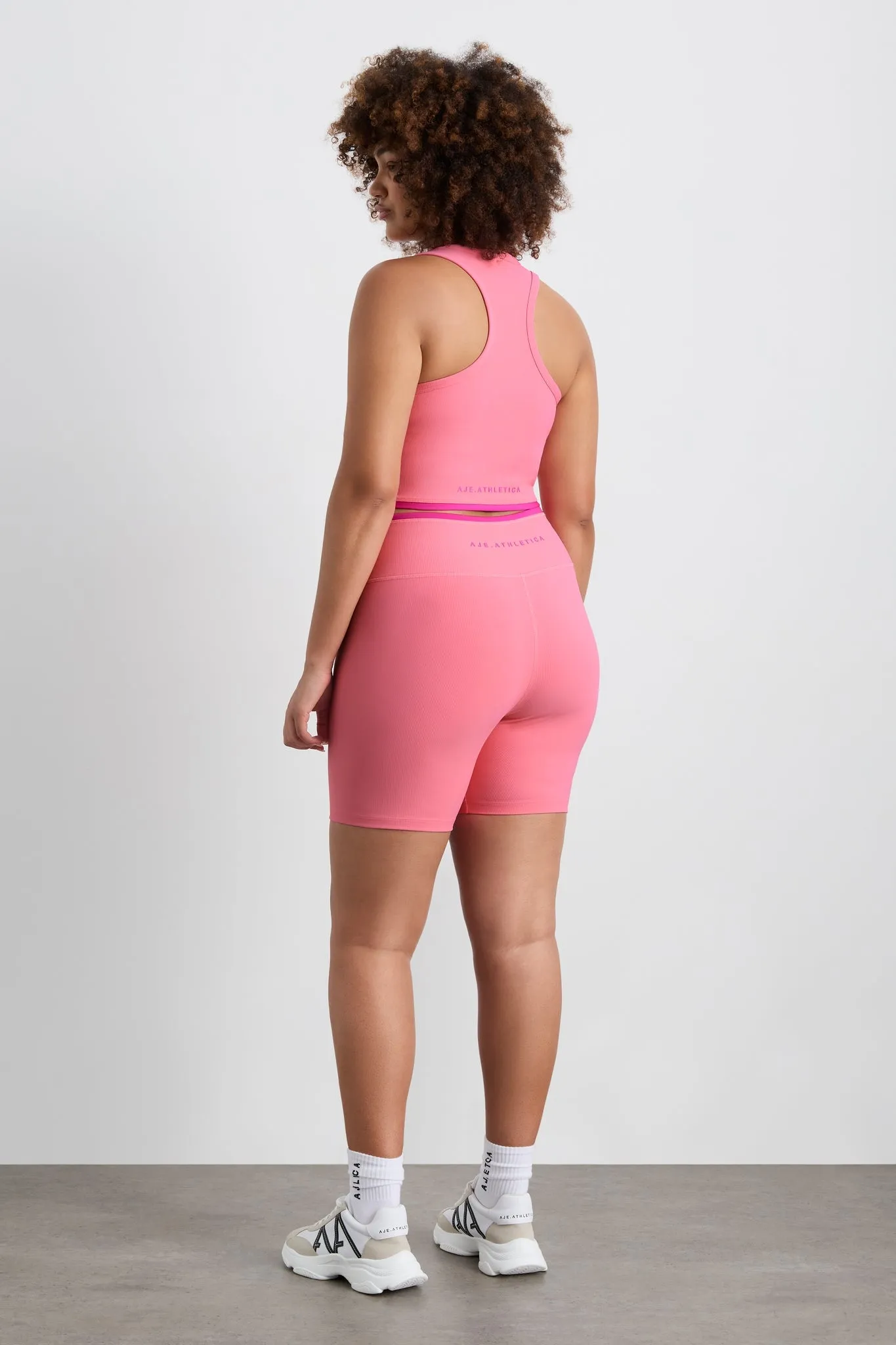 Ribbed Mid Length Bike Short 601