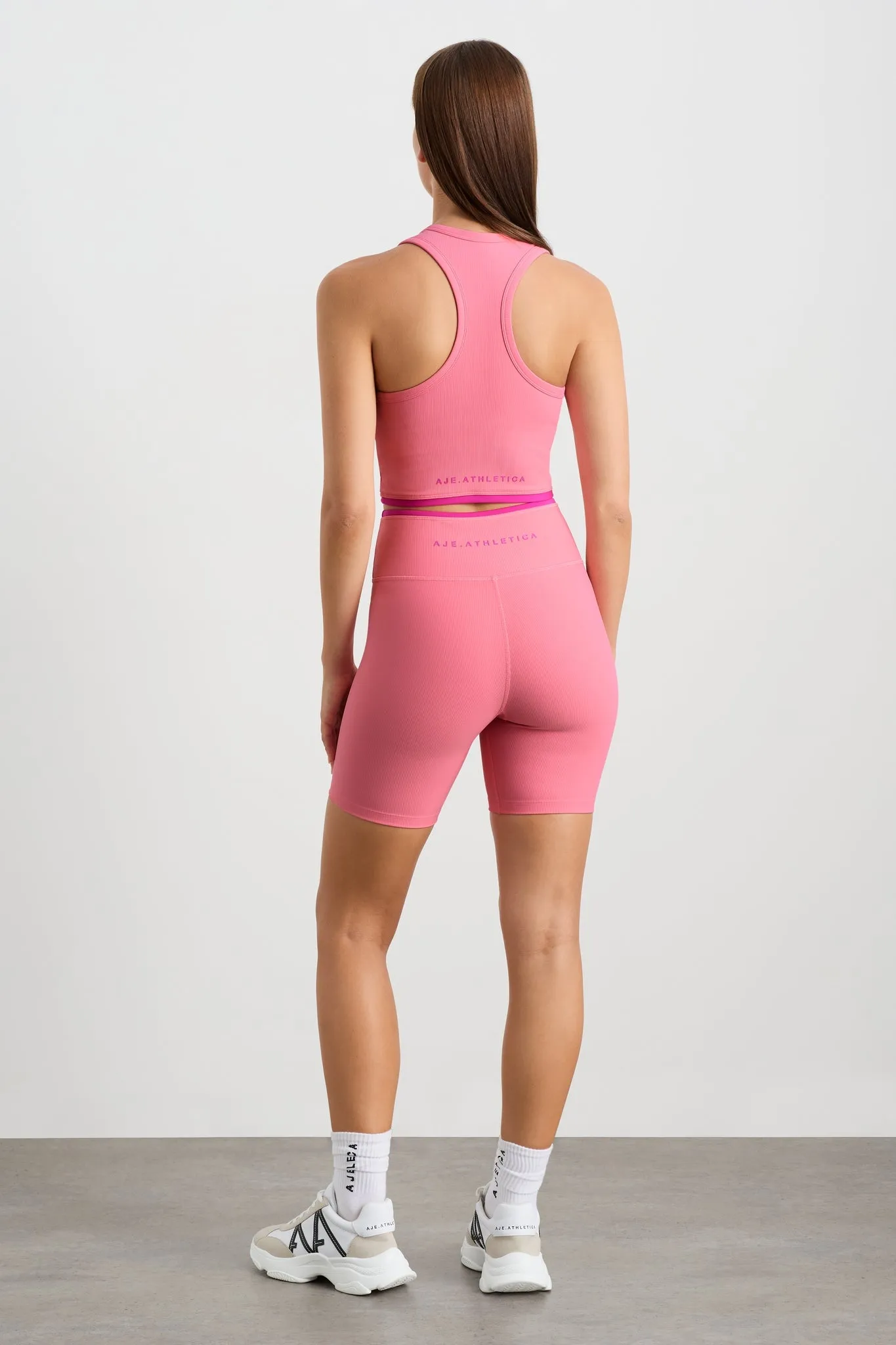 Ribbed Mid Length Bike Short 601