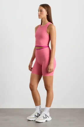 Ribbed Mid Length Bike Short 601