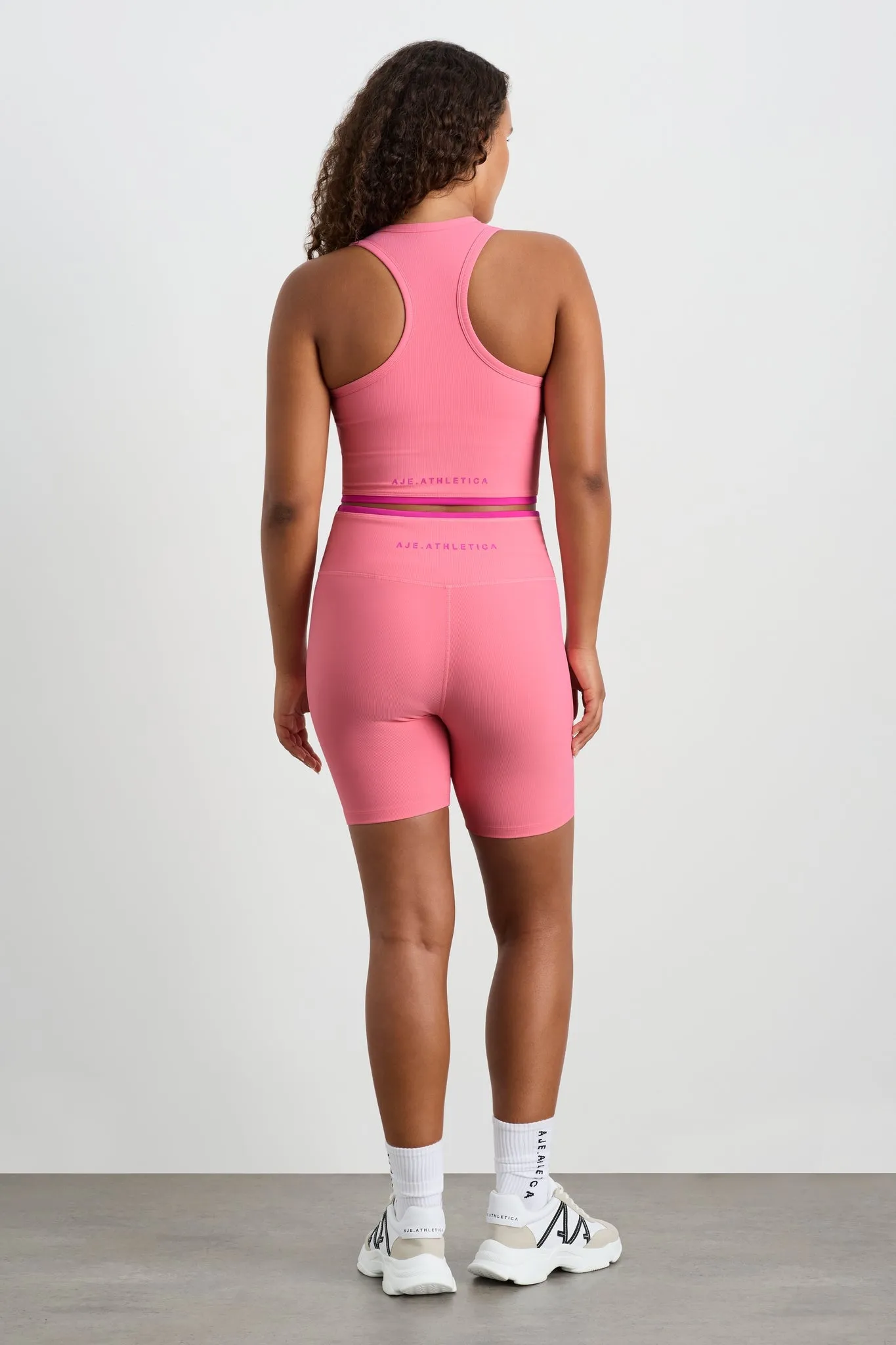Ribbed Mid Length Bike Short 601