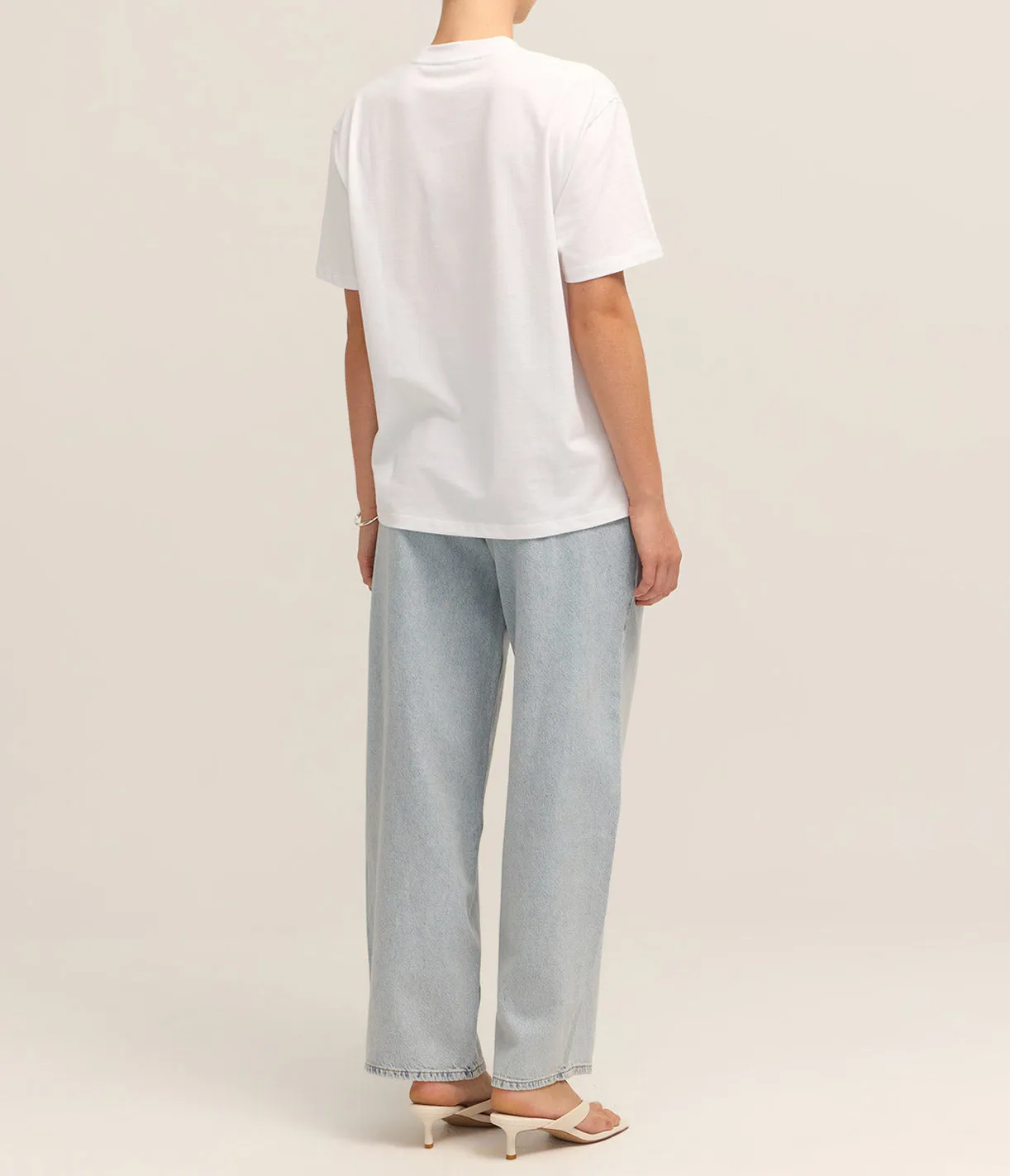 Saeira T-Shirt in Blurred Tulip White