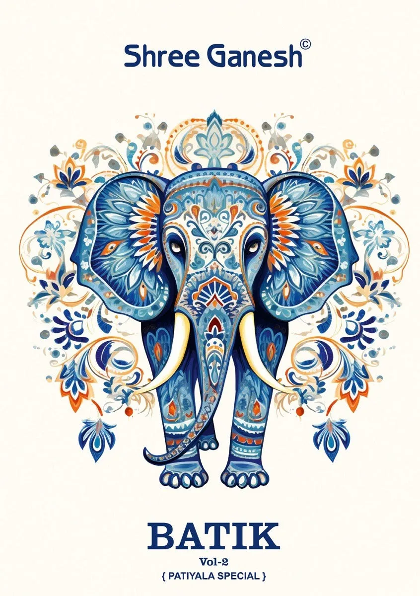 Shree Ganesh Batik Vol 2 Dress Material (545x15)