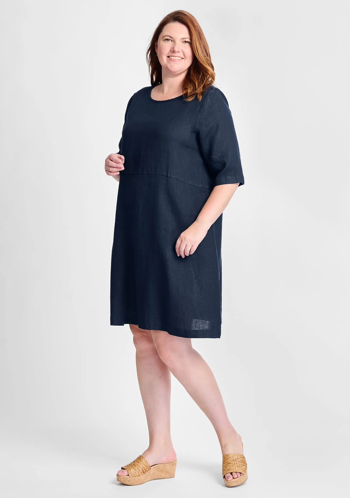 Simple Dress - Linen Shift Dress