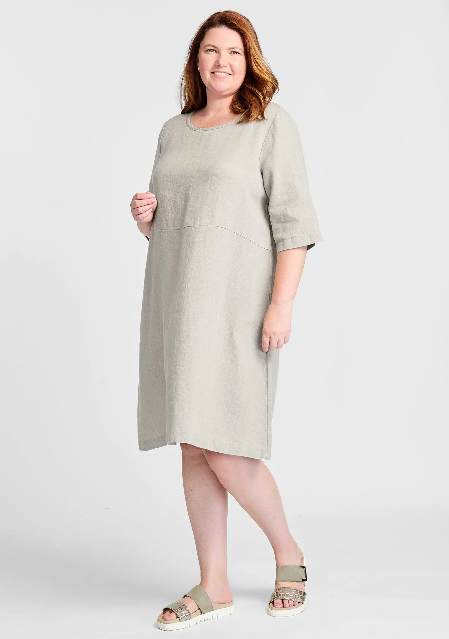 Simple Dress - Linen Shift Dress
