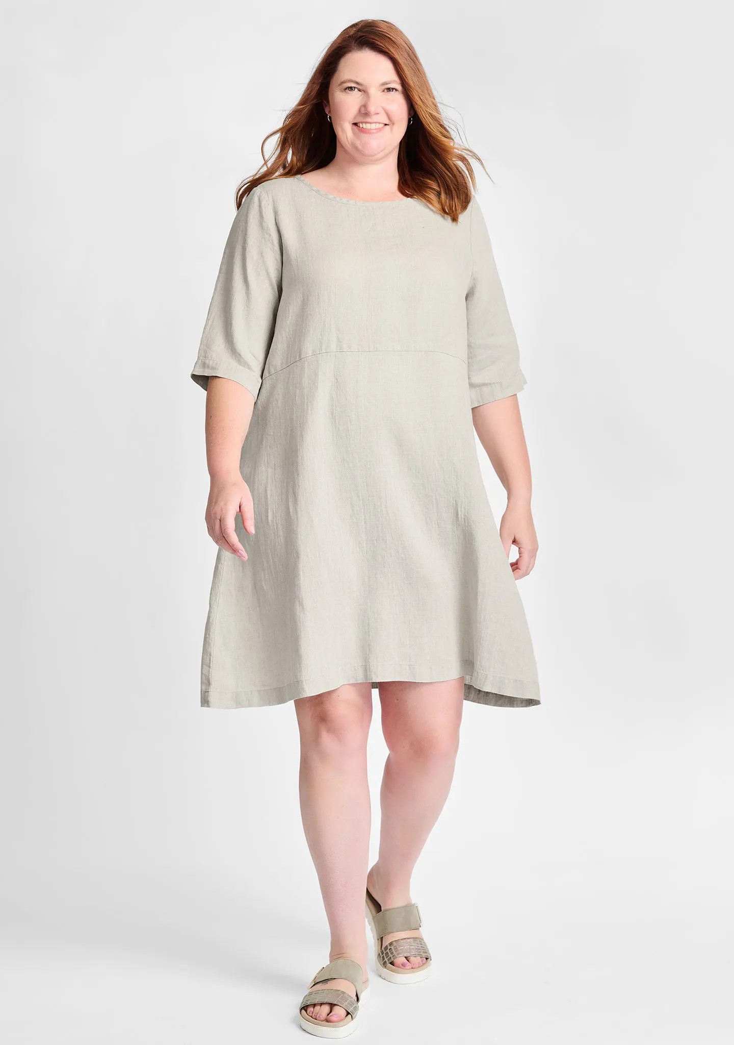 Simple Dress - Linen Shift Dress