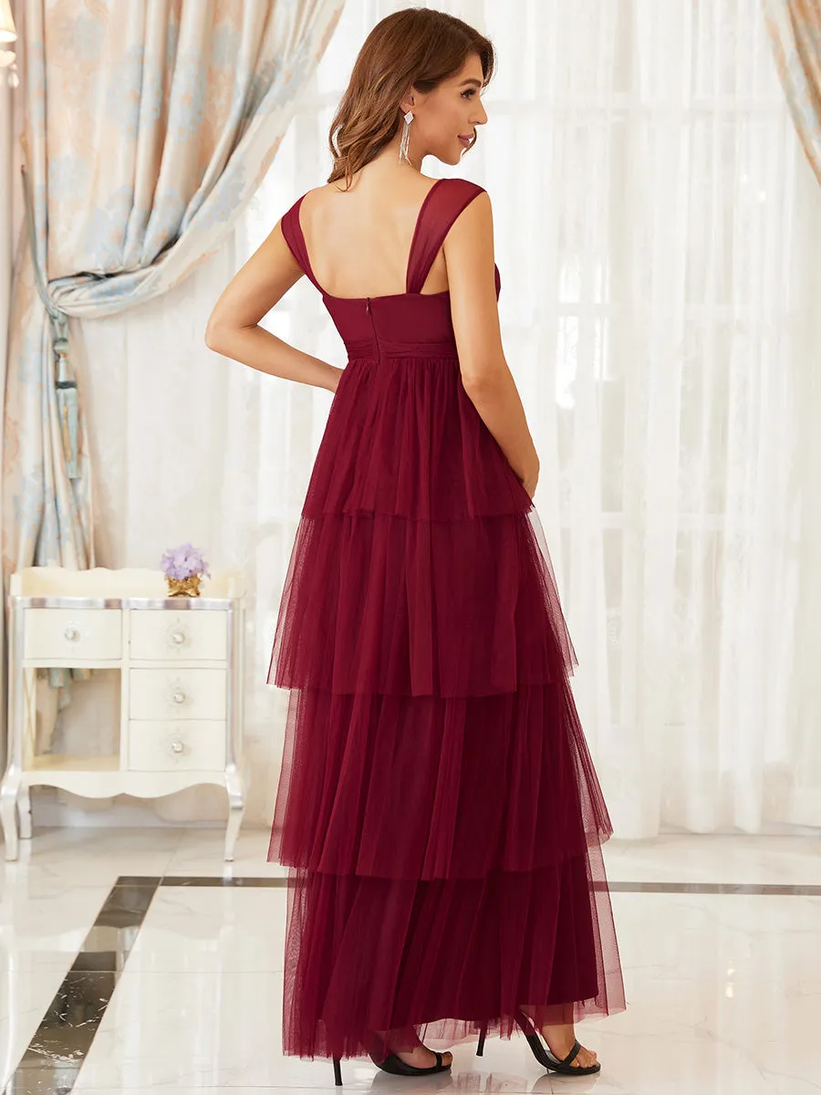 Sleeveless Layered Wholesale Dress for Pregnant Women FS