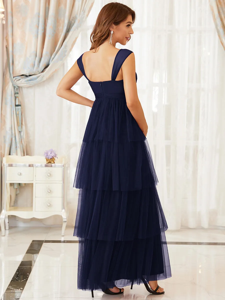 Sleeveless Layered Wholesale Dress for Pregnant Women FS