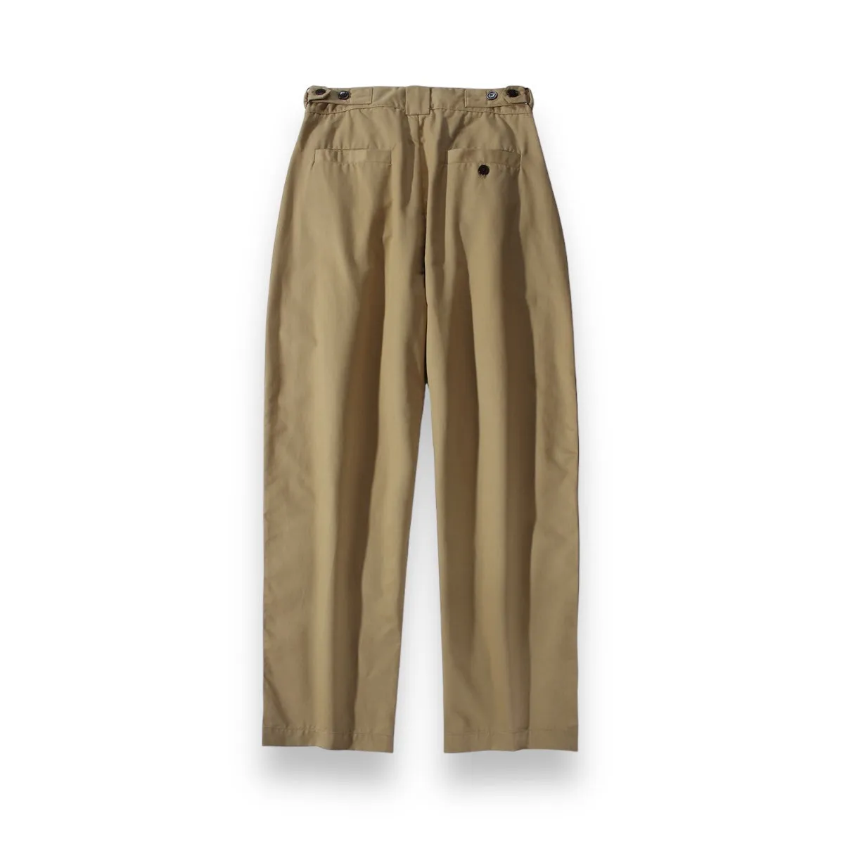 Mens Khaki Adjustable Waist Trousers - Standardtypes ST069