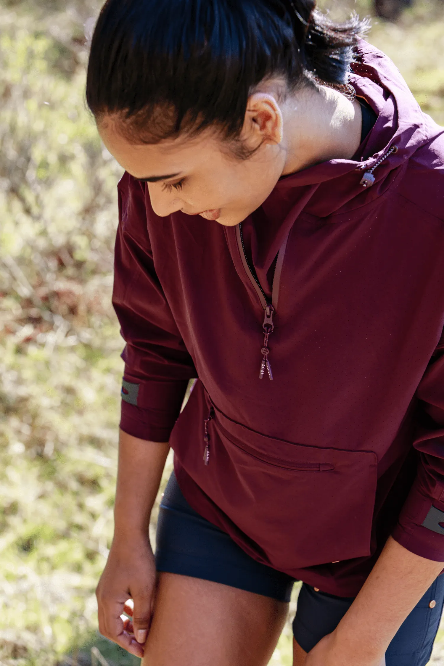 The Outdoor Showerproof Jacket - Aubergine