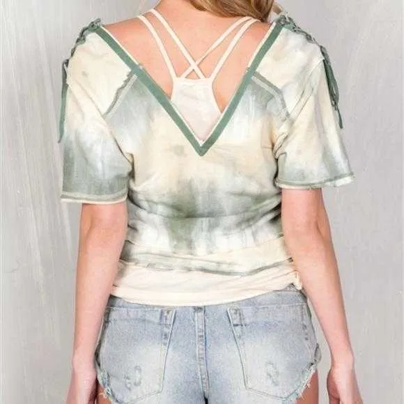 Tie Dye Bohemian Top 2 in 1
