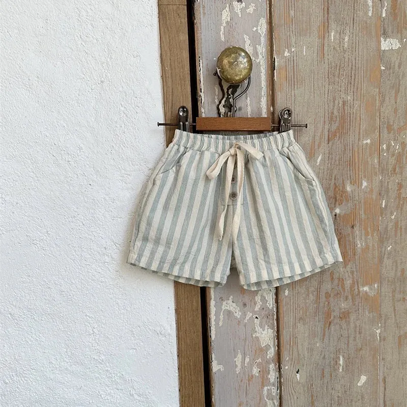 Vintage Linen Shorts