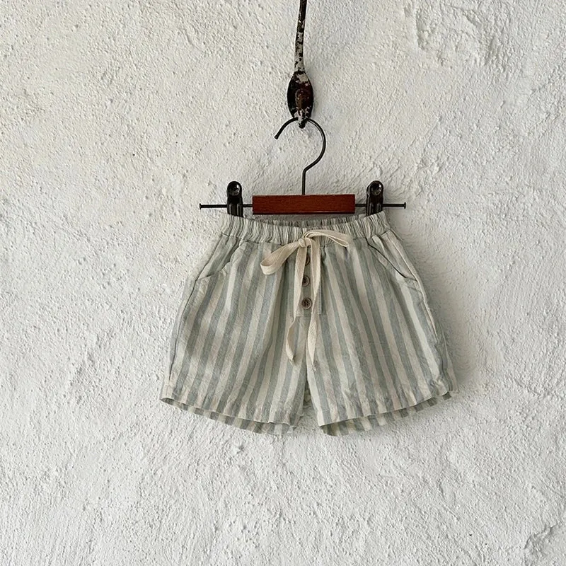Vintage Linen Shorts