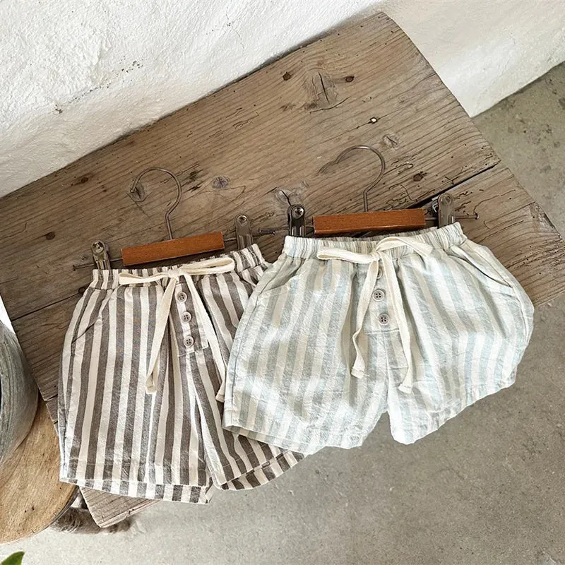 Vintage Linen Shorts